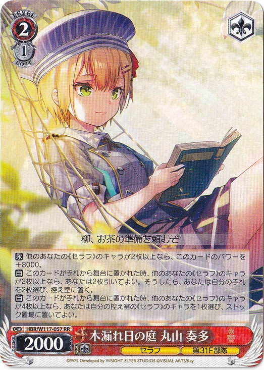 木漏れ日の庭 丸山 奏多 【HBR】 W117-057 RR