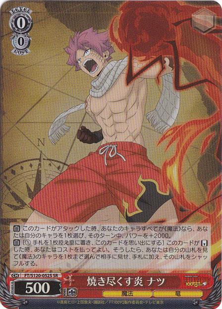 焼き尽くす炎 ナツ 【FT】 S120-052S SR