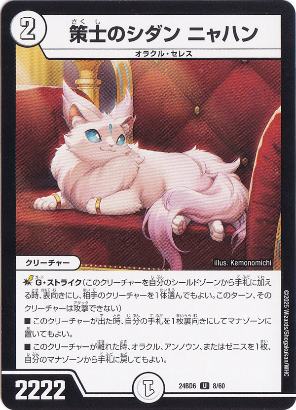 策士のシダン ニャハン [24BD6] U 8/60