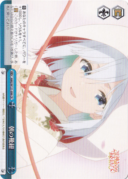 朝の靴紐 【AMG】 W121-098 CR