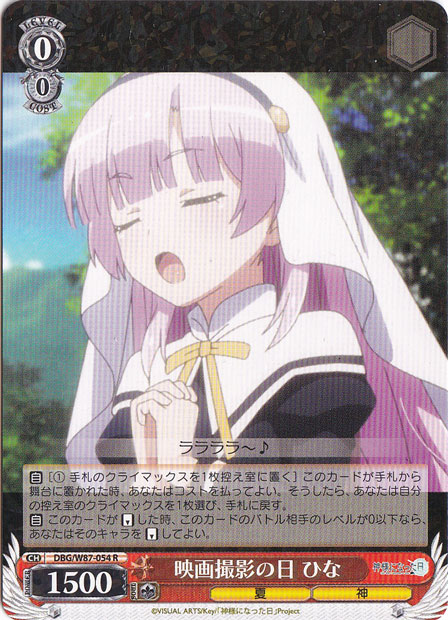 映画撮影の日 ひな 【DBG】 W87-054 R