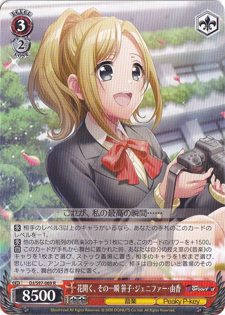 花開く、その一瞬 笹子・ジェニファー・由香 【DJ】 S97-069 R