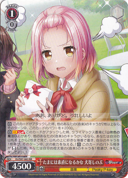 たまには素直になるかな 犬寄しのぶ 【DJ】 S97-063 RR