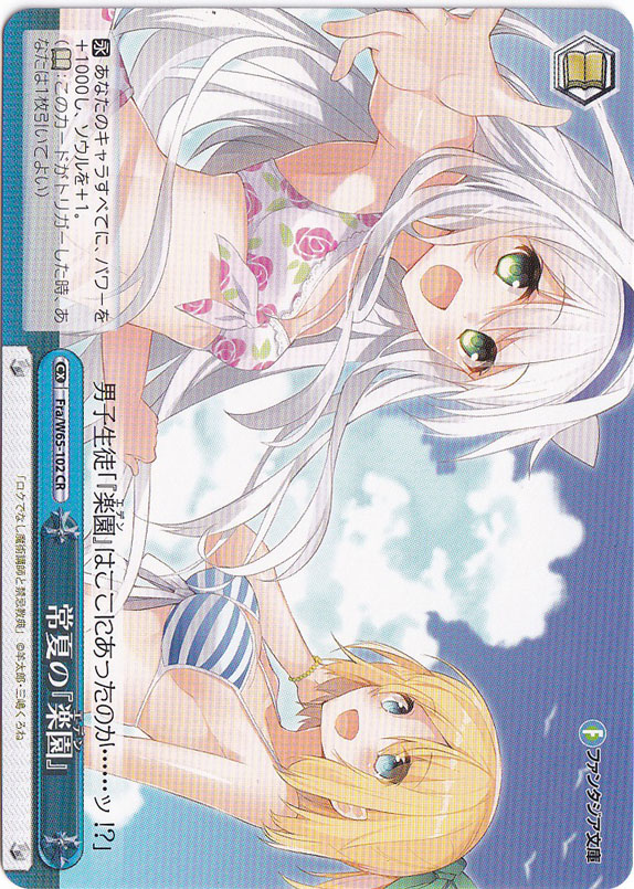 常夏の『楽園』 【Fra】 W65-102 CR