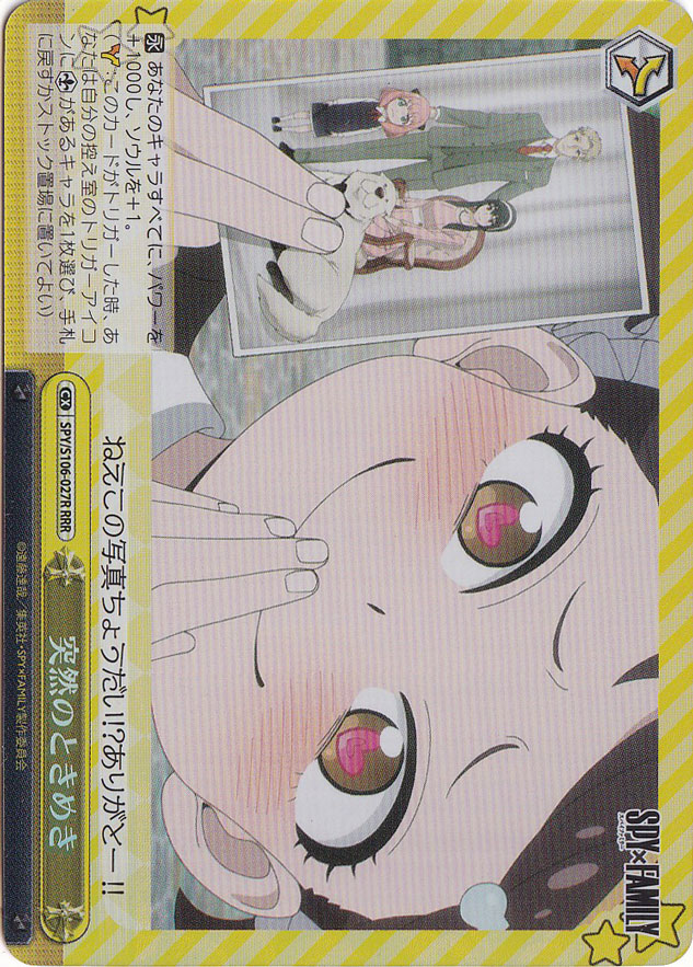 突然のときめき 【SPY】 S106-027R RRR