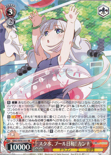 【プレイ用】　スク水、プール日和！ カンナ 【KMD】 W96-055 RR