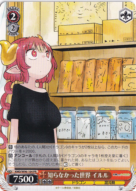 【プレイ用】　知らなかった世界 イルル 【KMD】 W96-104 CR