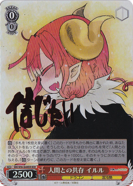 【プレイ用】　人間との共存 イルル 【KMD】 W96-064MDR MDR