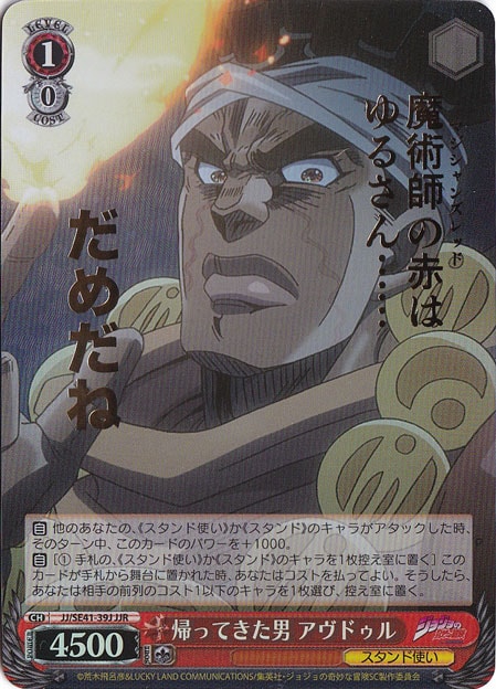 帰ってきた男 アヴドゥル 【JJ】 SE41-39J JJR