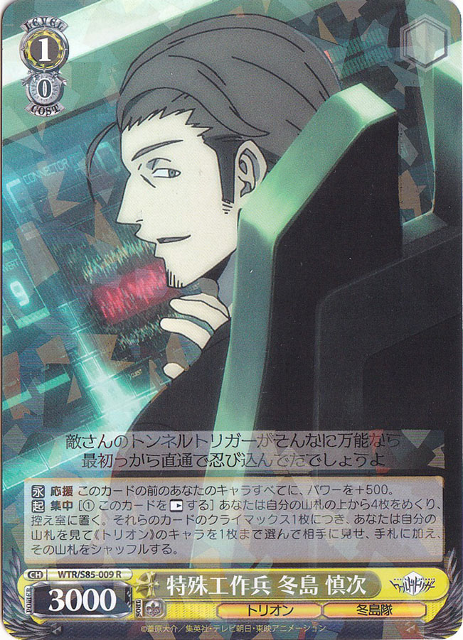 特殊工作兵 冬島 慎次 【WTR】 S85-009 R