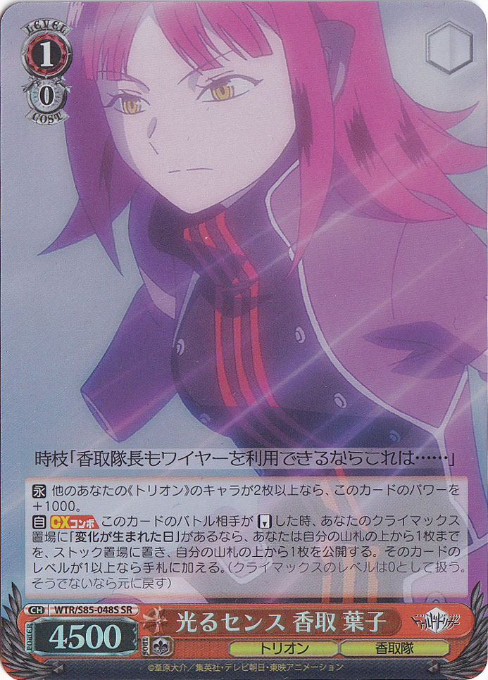 光るセンス 香取 葉子 【WTR】 S85-048S SR
