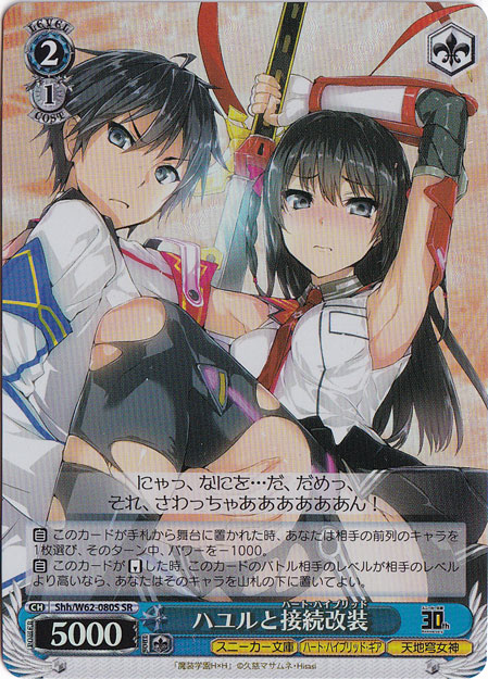 【プレイ用】ハユルと接続改装 【Shh】 W62-080S SR