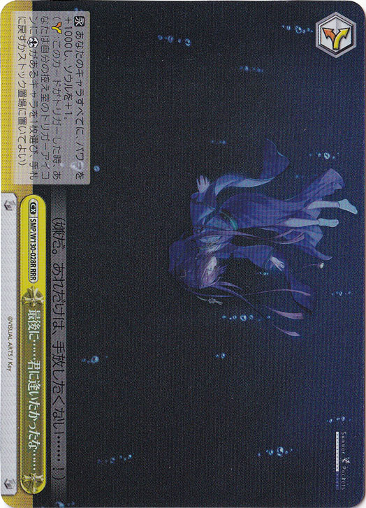 最後に……君に逢いたかったな…… 【SMP】 W130-028R RRR