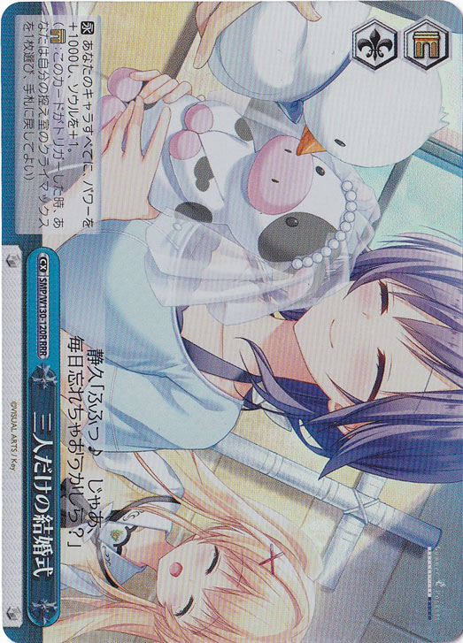 三人だけの結婚式 【SMP】 W130-120R RRR