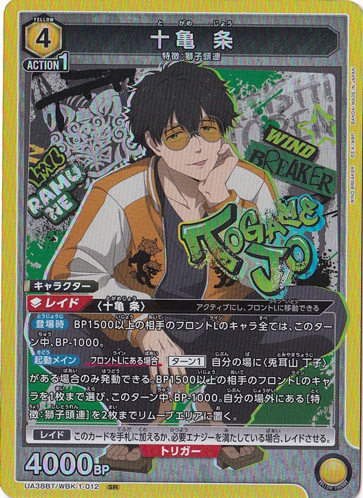 【プレイ用】十亀 条 SR WBK-1-012