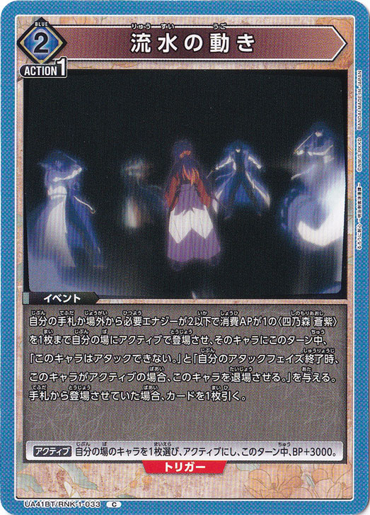 流水の動き C RNK-1-033