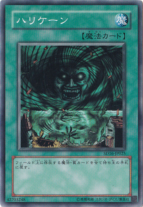 【プレイ用】ハリケーン SD16-JP025