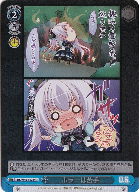 （傷あり）ホラーは苦手 【DS】 W46-117 PR