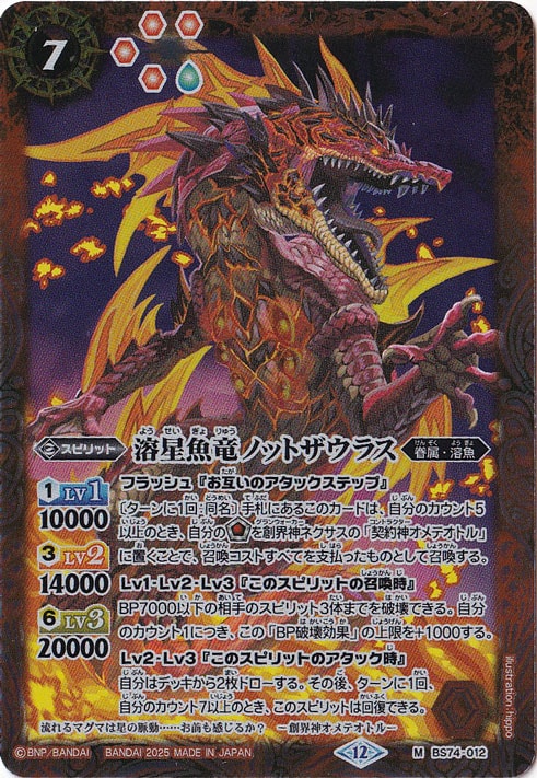 溶星魚竜ノットザウラス 【M】 BS74-012