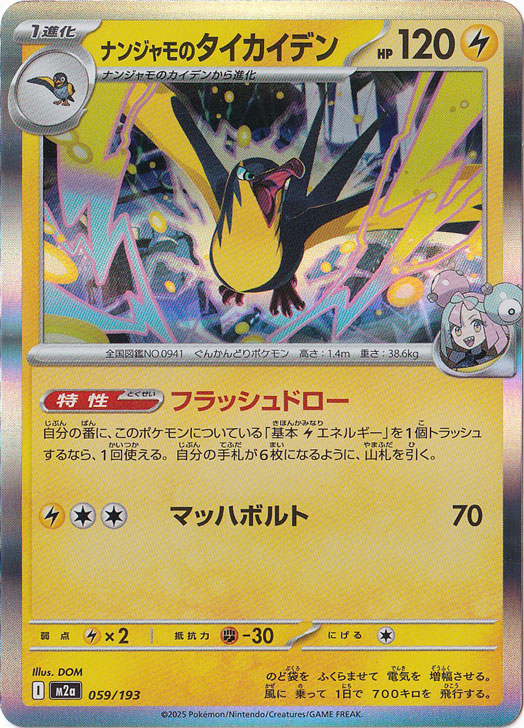 【プレイ用】ナンジャモのタイカイデン（ホイル） 059/193