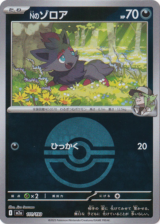 Nのゾロア (C)[sv9]の価格・値段と買取相場 - ポケカジラ