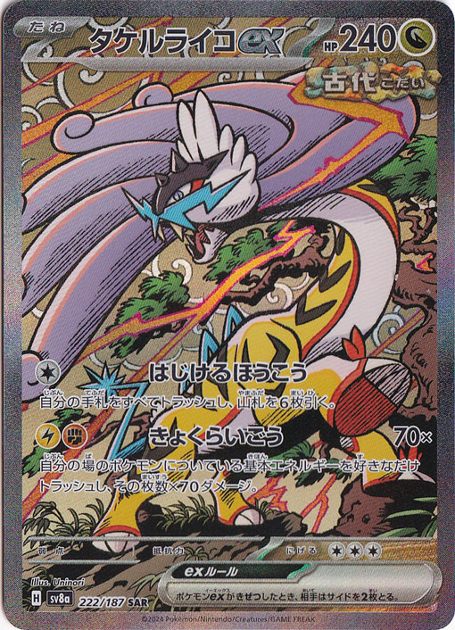 （傷あり）タケルライコex SAR 222/187