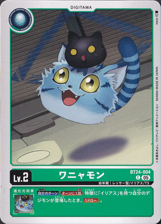 【プレイ用】　ワニャモン C BT24-004