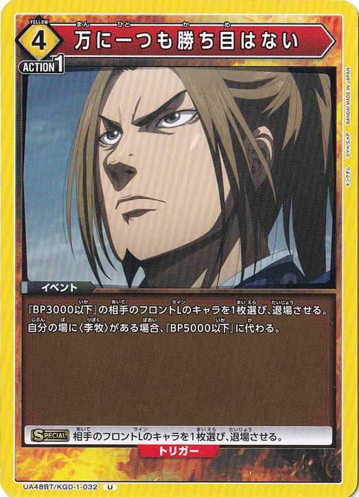 万に一つも勝ち目はない U KGD-1-032