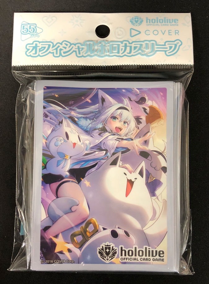ホロライブOCG オフィシャルホロカスリーブ『白上フブキ』
