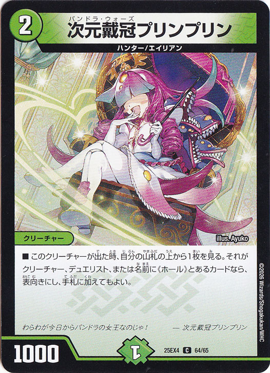 【プレイ用】次元載冠プリンプリン [25EX4] C 64/65