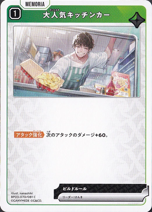 【プレイ用】 大人気キッチンカー C BP03-070/081