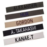 ORDER NAME TAPE 3枚set 【オーダー 刺繍ネームテープ】ミリタリー サバイバルゲーム サバゲ アウトドア bdu 戦闘服 受注生産 コスプレ 陸軍 空軍 海軍 海兵隊 ベトナム NA