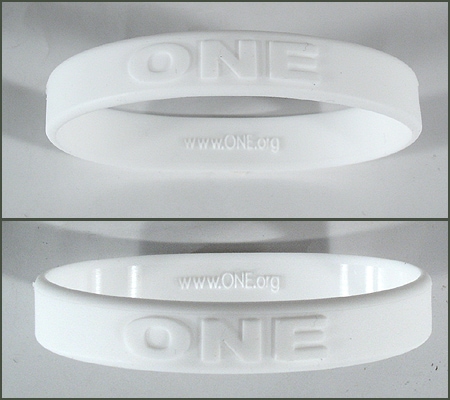 サポート・ラバーバンド/WHITE 【SUPPORT RUBBER WRIST BAND