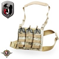 TAG  ȥץޥȥꥰ <br>TAG GO TIME TRIPLE MAG CHEST RIGۥ ߥ꥿꡼ Х 塼ƥ ٥륯 MOLLE TACTICAL ASSAULT GEAR ƥ   A-TACS AU 3ޥ ݡ OUTLET SALE