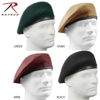 US GI������ �ߥ꥿�꡼�٥졼  ��rothco military beret�ۥ�� �ߥ꥿�꡼ �����ȥɥ� ���Х��Х륲���� ���Х� �����ץ� ���� �٥졼˹ ������� ��Φ���ü����� ��󥸥㡼 ���꡼��٥졼 ��������