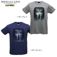 バイオハザード VENDETTA クリス&館 Tシャツ 【BIOHAZARD ヴェンデッタ CHRIS＆YAKATA Tee】シルバーダガー resident evil 生化危机 CAPCOM カプコ