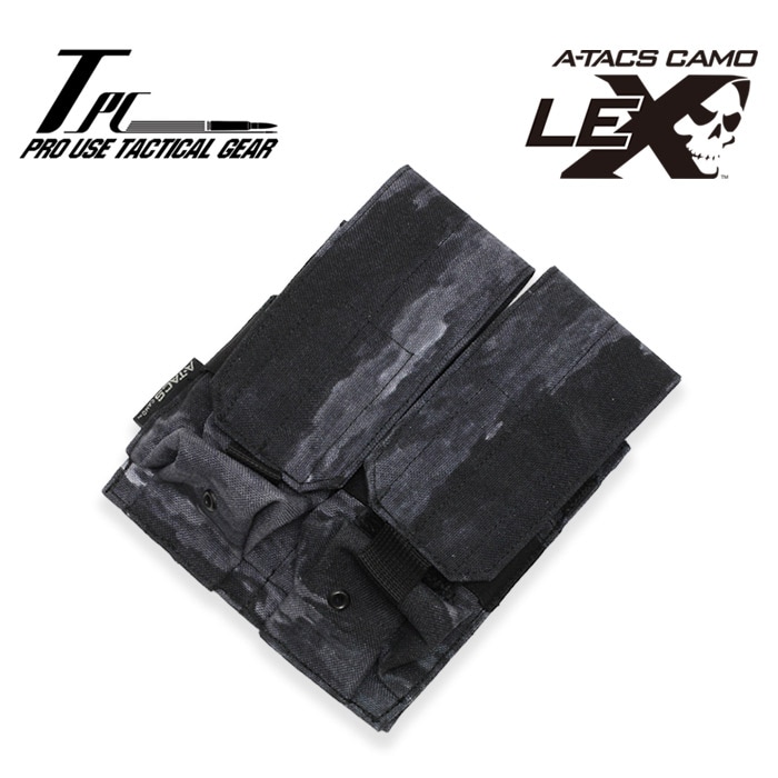 TP M-4 ダブル MAGポーチ/A-TACS LE-X<br>【tactical performance