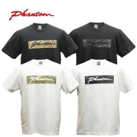 PHANTOM カーシブ ロゴ Tシャツ 【ファントム オリジナル Cursive Logo T-shirt】メンズ ミリタリー カジュアル アウトドア バイク ツーリング サイクリング トップス イ