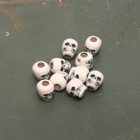 US スカルビーズ 【Skull Beads】メンズ レディース キッズ ミリタリー アウトドア カジュアル サバゲ 手作り DIY カスタム ブレスレット キーホルダー ネックレス バングル パラコ