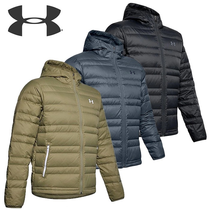 UnderArmour コールドギア ダウン フーデッドジャケット, 【アンダーアーマー Coldgear Hoodie Jacket】メンズ スポーツ トレーニング アウトドア ダウンジャケット-ファントム通信販売