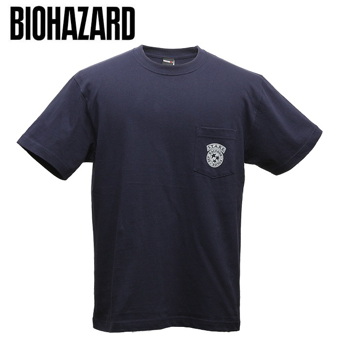 Biohazard Re 3 S T A R S ポケット Tシャツ バイオハザード スターズ Pocket Tee Stars Resident Evil 生化危机 Capcom カプコン Capcom ゲーム キャラクター メンズ レディース ミリタリー カジュアル トップス カットソー バイク ストリート Outlet 通販