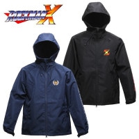 ���å��ޥ�X ������� ���㥱�å�<br>��RockmanX Wind Jacket��MEGAMAN ���� ��� ��ǥ����� �ߥ꥿�꡼ �����奢�� �����ȥɥ� CAPCOM ���ץ��� ������ ����饯���� Ĺµ �ȥåץ� �������� �ʥ����� �ɽ� ���å��� ���� �ץ������� �ɴ� �ݲ� OUTLET