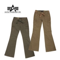 ALPHA 28621  ե쥢 ѥ<br>ڥե Girl Flare Cargo Pantsۥǥ ߥ꥿꡼ 奢 ȥ꡼ ȥɥ Х ġ  ܥȥॹ ȥ饦 åȥ ܥ åѡ 륢å