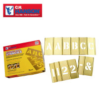 CH hanson 10111 ƥ󥷥 ץ졼 å 2/77ԡ<br>CHϥ󥽥 Stencil Plate Set 2inch/77pcۥߥ꥿꡼ ȥɥ ƥꥢ 졼 奢  Х ž Ȣ  Хʡ  Brass  ꥫ ڥ  DIY 