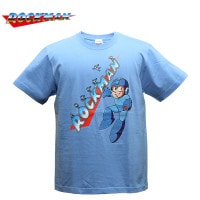 ���å��ޥ� �ᥤ����� �ԥ����<br>��Rockman MAIN LOGO T-Shirts�� ��� ��ǥ����� �ߥ꥿�꡼ �����奢�� CAPCOM ���ץ��� ������ ����饯���� T����� ���åȥ� �ȥåץ� �ץ��� ���åȥ���