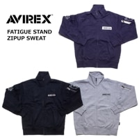 AVIREX FATIGUE STAND ZIPUP SWEAT<br>ڥӥå եƥ  åץå åȡ7834930001  ߥ꥿꡼ 奢 Х ġ  å Ť Ĺµ  ʡ ȥåץ åѡ ѥå ɽ ץ