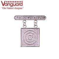 Vanguard U.S. ʼ PISTOL MARKSMANԥХå <br>ڥ󥬡 U.S. PINS Silver1Хå  ߥ꥿꡼ 奢 Х  ꡼ ץ USAF USMC ARMY USN   ʼ ѥ PJ  Ҷ ߲ ѥ饷塼