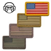 MIL-SPEC MONKEY US Flag PVC Mini Patch<br>ڥߥ륹ڥå󥭡 USեå PVC ߥ ѥåۥߥ꥿꡼ POLICE Х ХХ륲 åڥ