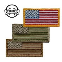 MIL-SPEC MONKEY US Flag Mini Patch<br>�ڥߥ륹�ڥå�����󥭡� US�ե�å� �ߥ� �ѥå��ۥߥ꥿�꡼ ����� ���Х� ���Х��Х륲���� ��åڥ�