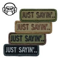 MSM Just Sayin' Patch<br>MIL-SPEC MONKEY 㥹  ѥåۥߥ꥿꡼ ХХ륲 åڥ ٥륯դ